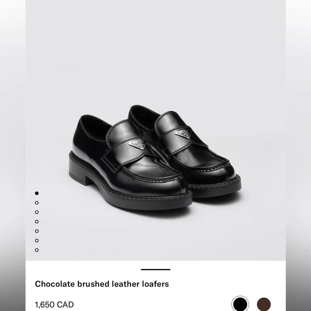 Prada Black Loafers - Picture 9 of 9